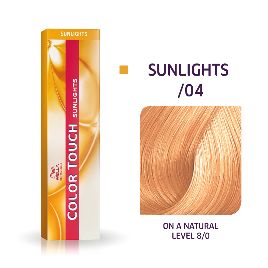 Wella Color Touch Sunlights 60ml /04 natur rot